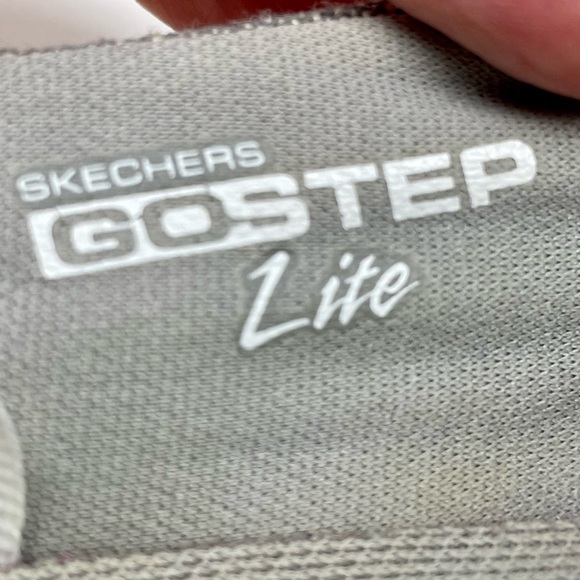 Skechers Size 7 Women's Goga Max Go Step Lite Gray Slip On Ballet Flat Shoes - Picture 10 of 10